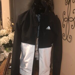 Adidas Two-Tone Black and White Track Jacket💝💝💝